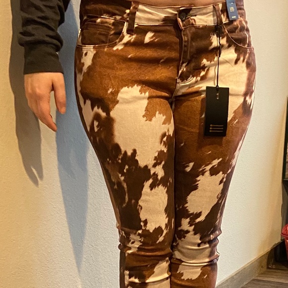 L&B cow print skinny jeans - Picture 4 of 4